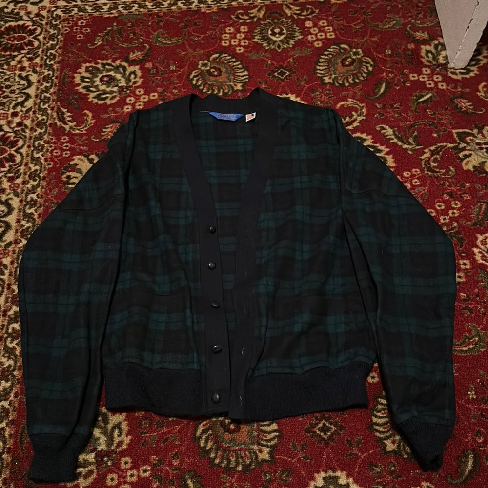 Pendleton Black Watch Cardigan